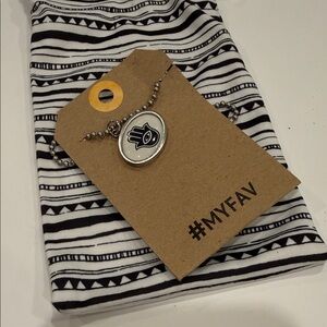 Silver Hand Pendant Necklace